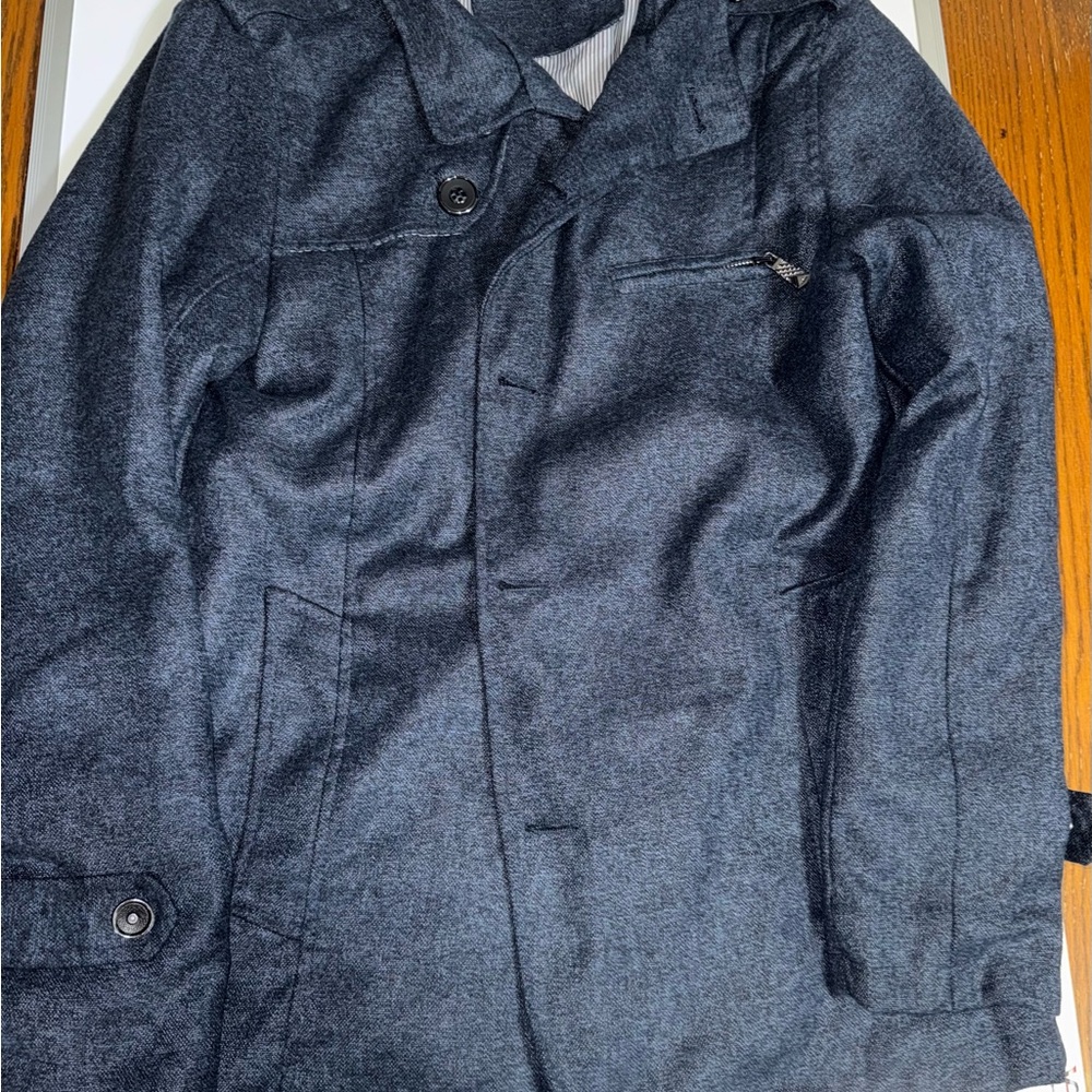 Men's Dark Gray Coat